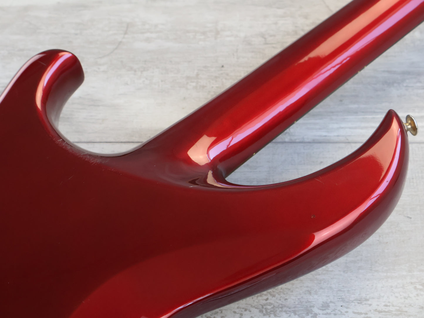 1983 Aria Pro II Japan SB Elite-II Electric Bass (Deep Red Metallic)