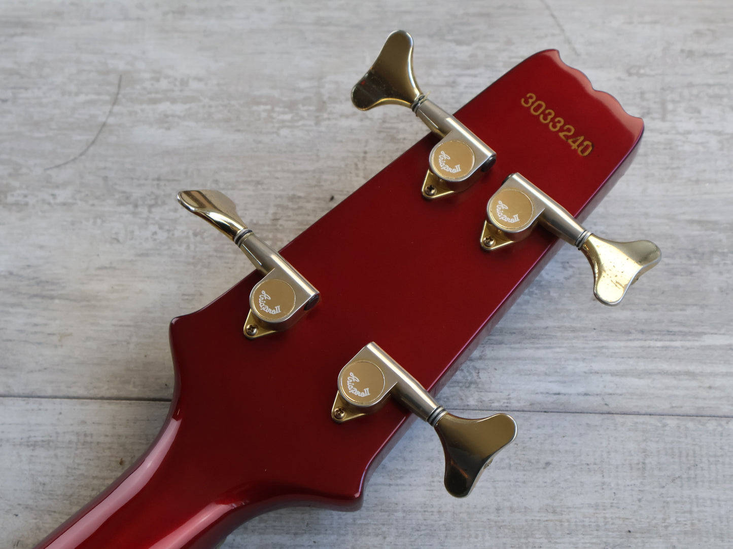 1983 Aria Pro II Japan SB Elite-II Electric Bass (Deep Red Metallic)