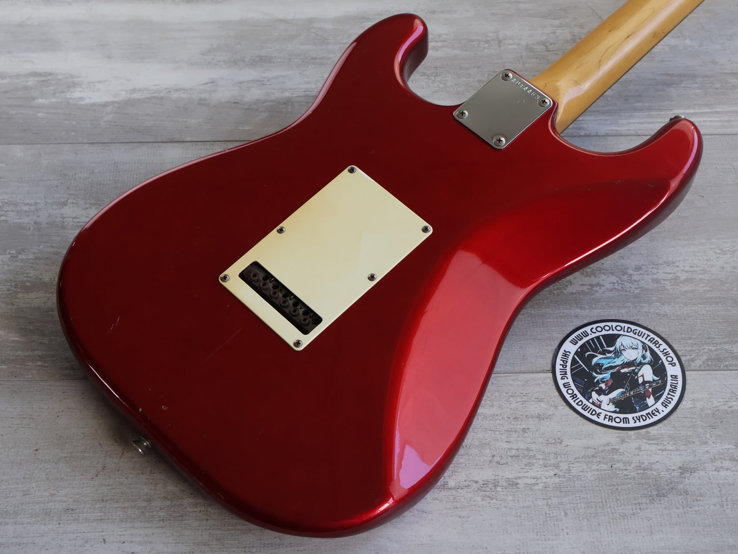 1985 Squier Japan ST314-60 Contemporary Series Medium Scale Stratocaster (Candy Apple Red)