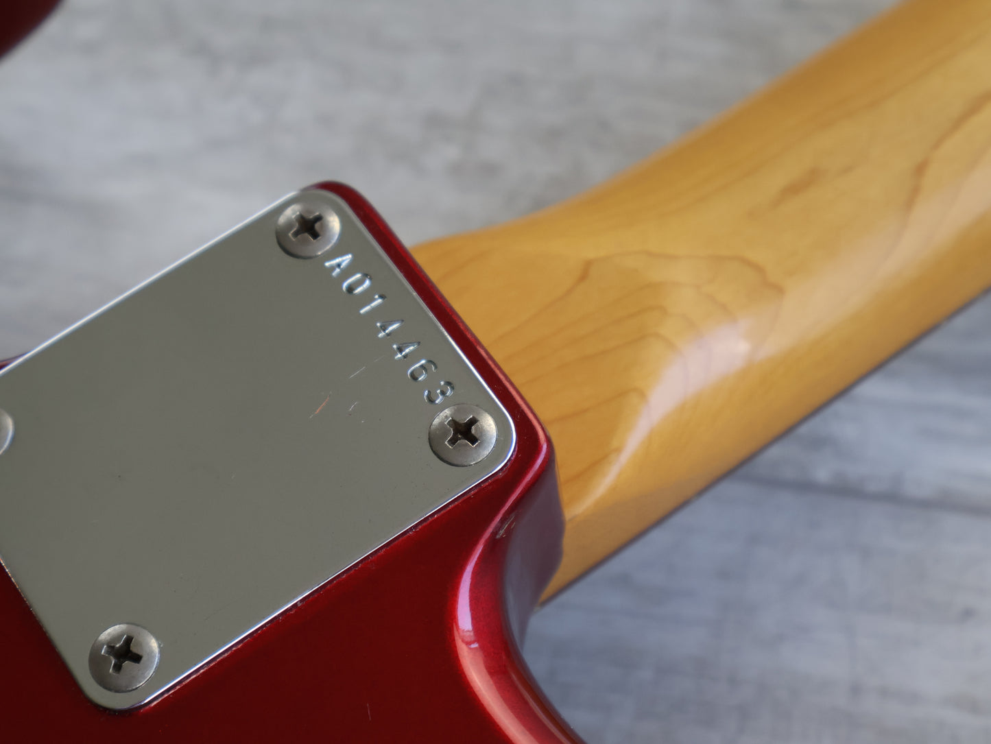 1985 Squier Japan ST314-60 Contemporary Series Medium Scale Stratocaster (Candy Apple Red)