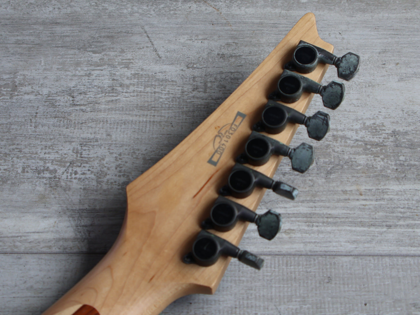 2003 Ibanez Japan RG1527 7-String HH Superstrat (Galaxy Black)