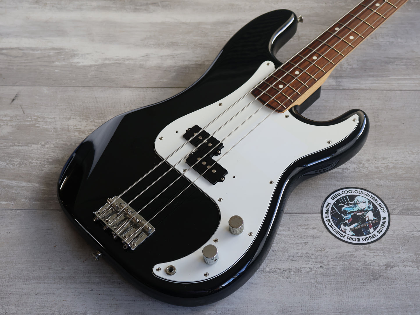 2002 Fender Japan PB-STD Standard Precision Bass (Black)