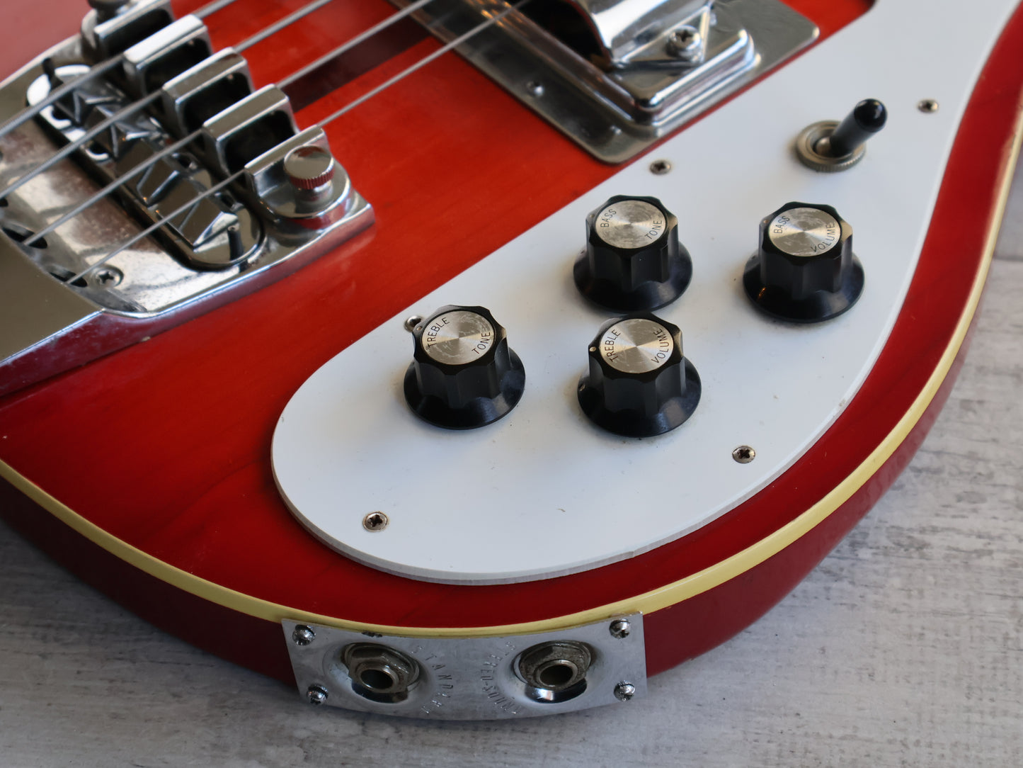 1970's Greco Japan RB Series Fretless 4001 (Transparent Red)