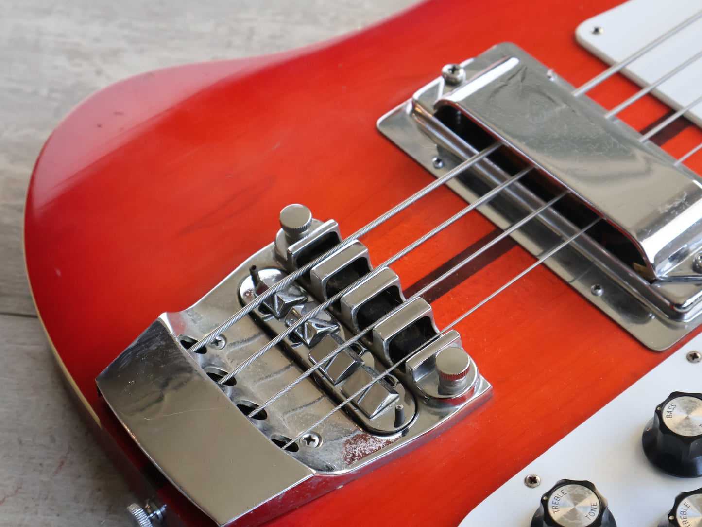 1970's Greco Japan RB Series Fretless 4001 (Transparent Red)