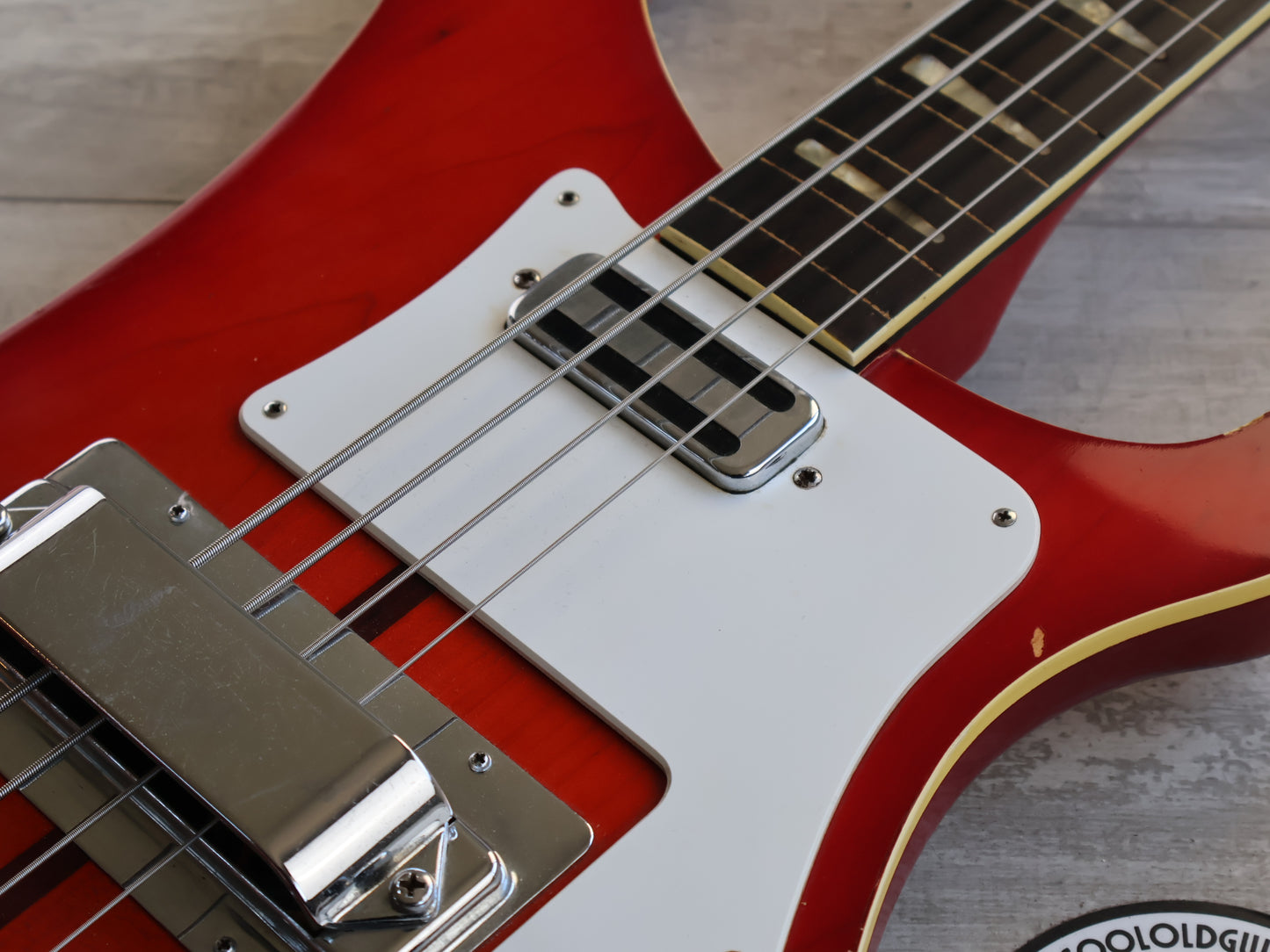 1970's Greco Japan RB Series Fretless 4001 (Transparent Red)