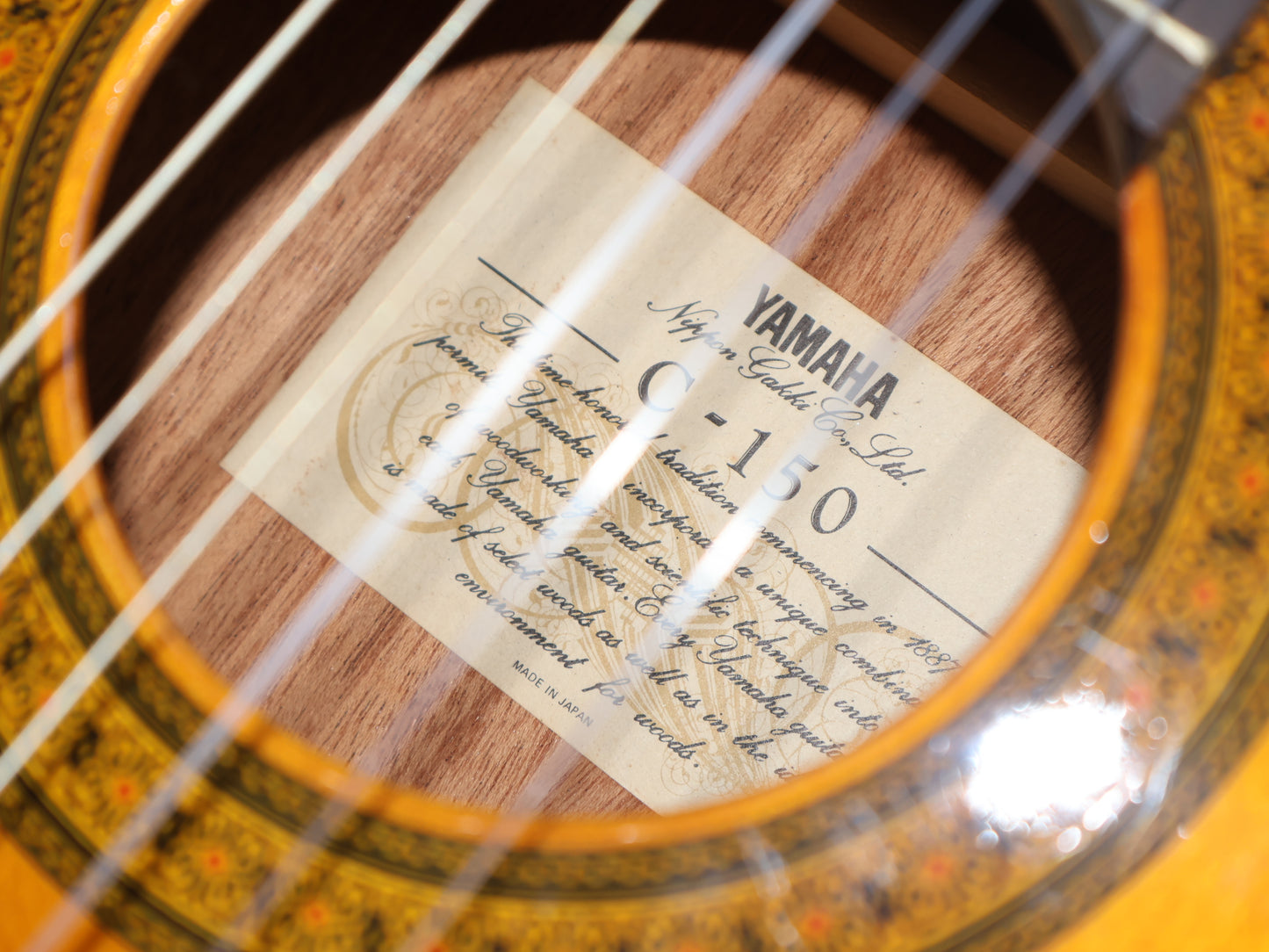 Yamaha C-150 Classical Acoustic (Made in Japan)