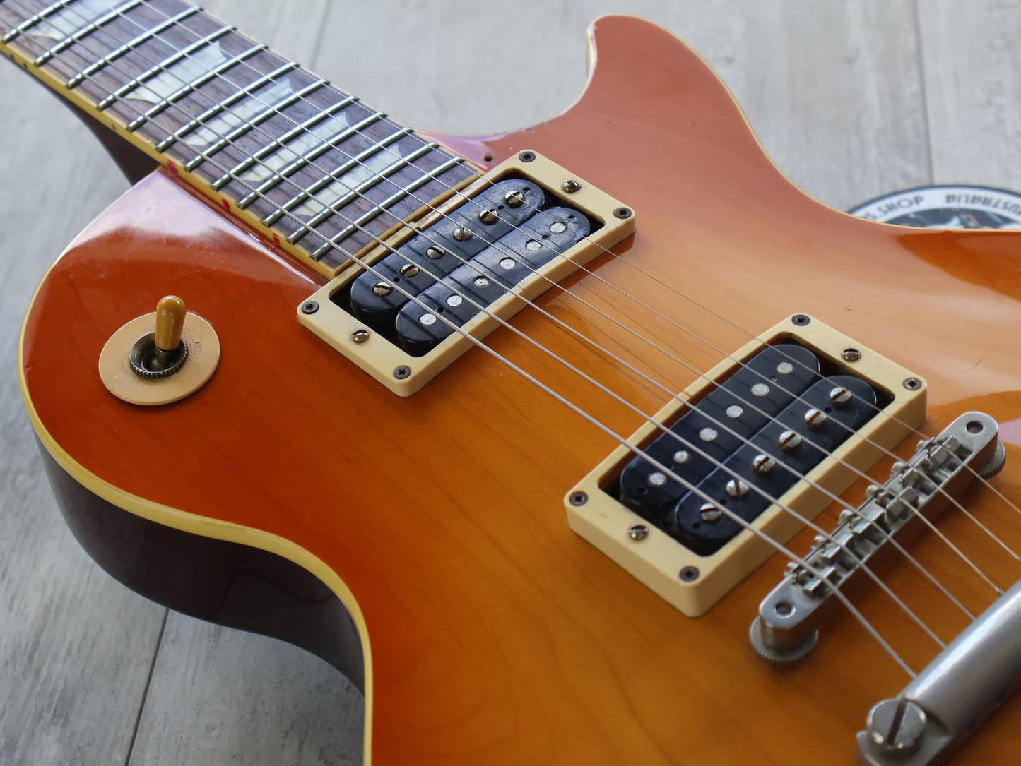 1998 Epiphone Japan LPS-80 Les Paul Standard (Plaintop Amber)