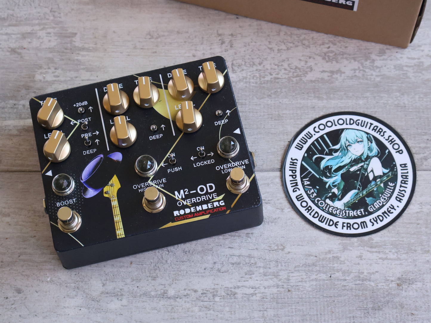 Rodenberg M2-OD Bass Overdrive Boost (Co-Designed by Marcus Miller)