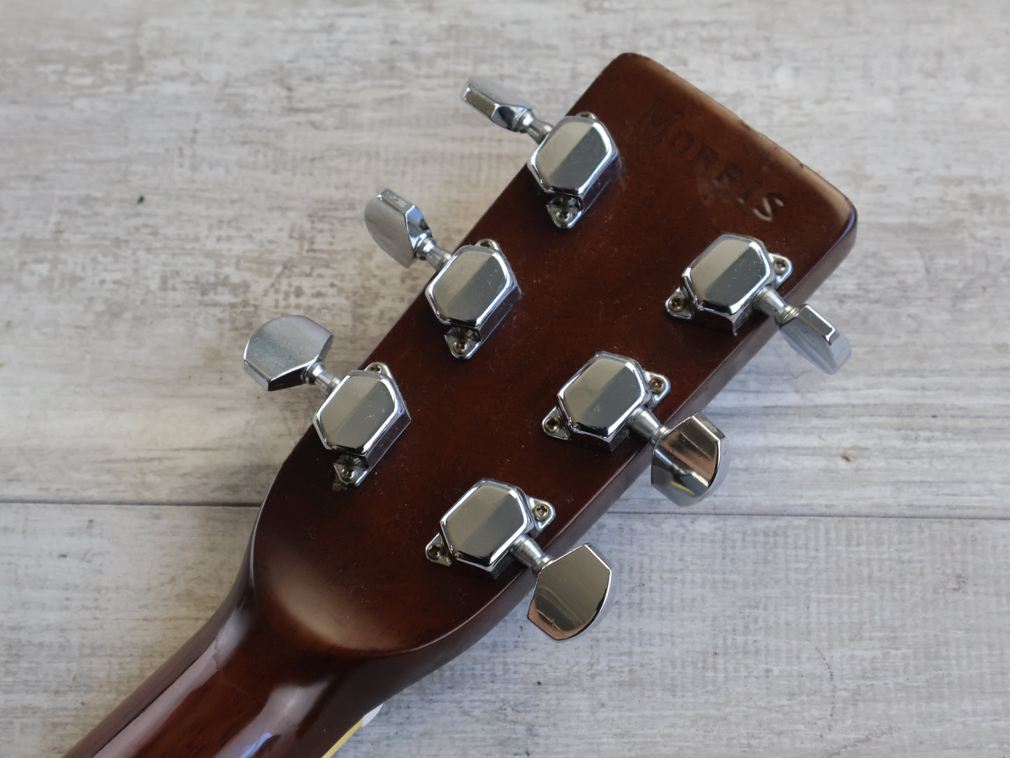 1980's Morris W-20 Japanese Vintage Acoustic Dreadnought Guitar (Natural)