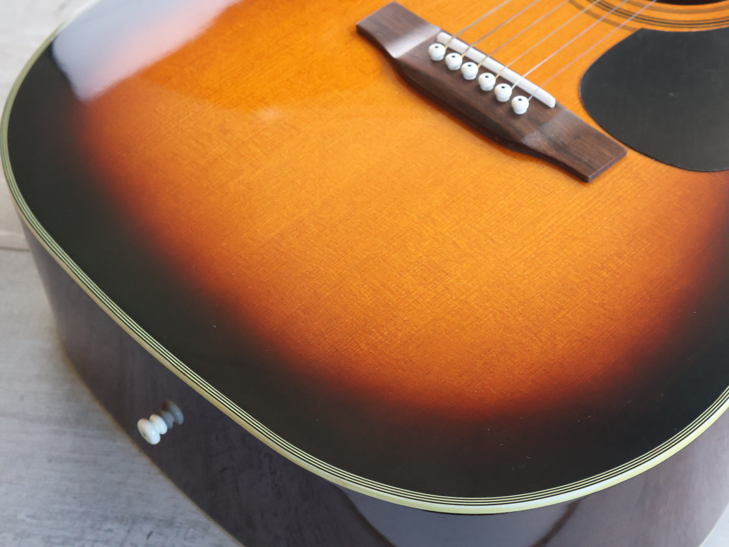 1990's Aria ADW-250BS Dreadnought Acoustic (Sunburst)