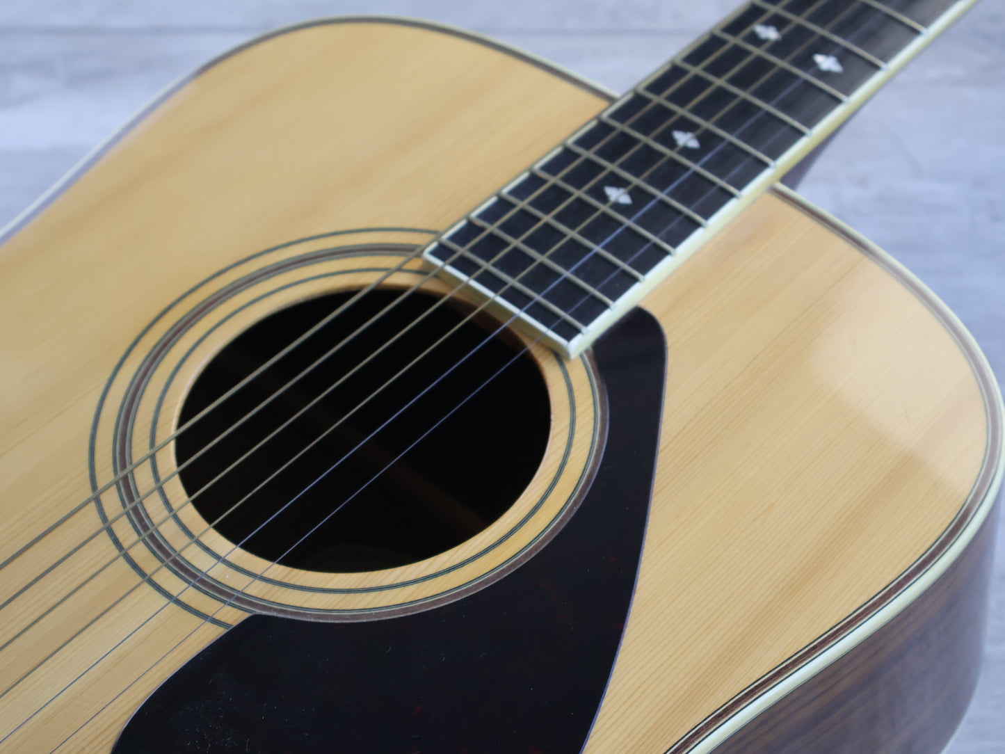 1980 Yamaha L-6 Japanese Vintage Acoustic Dreadnought Guitar (Natural)