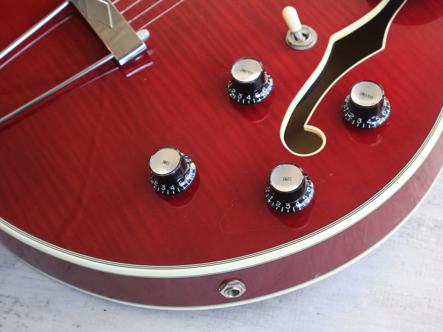 2003 Greco Japan GAS-130 Semi Hollowbody (Cherry Red)
