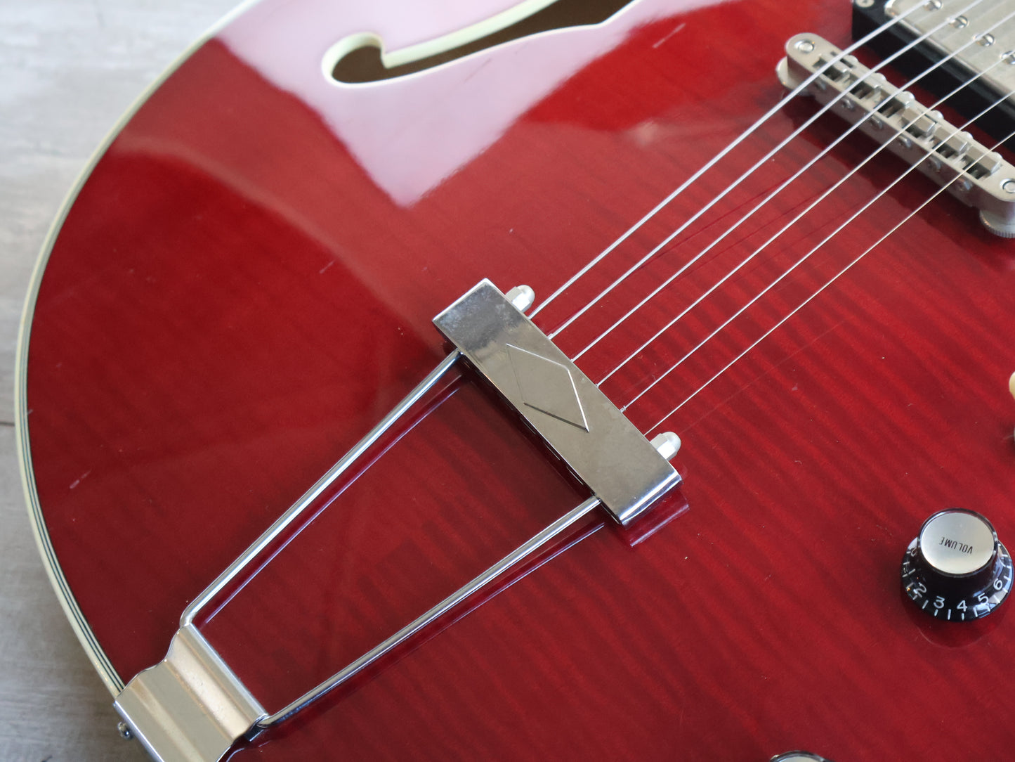 2003 Greco Japan GAS-130 Semi Hollowbody (Cherry Red)