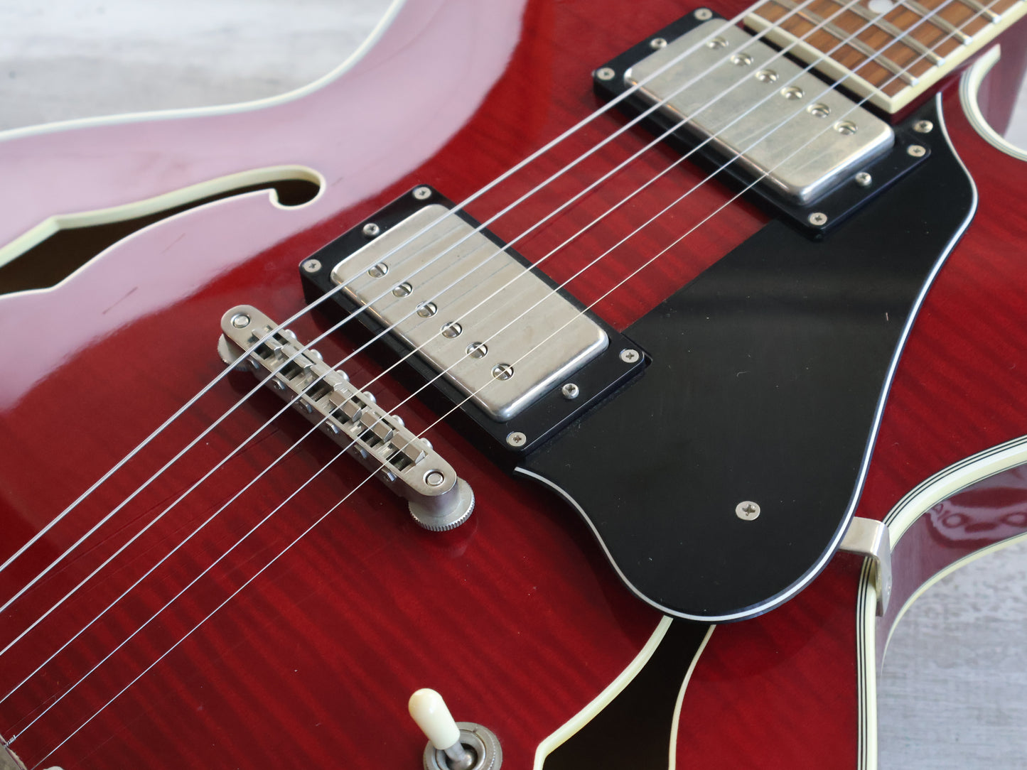 2003 Greco Japan GAS-130 Semi Hollowbody (Cherry Red)