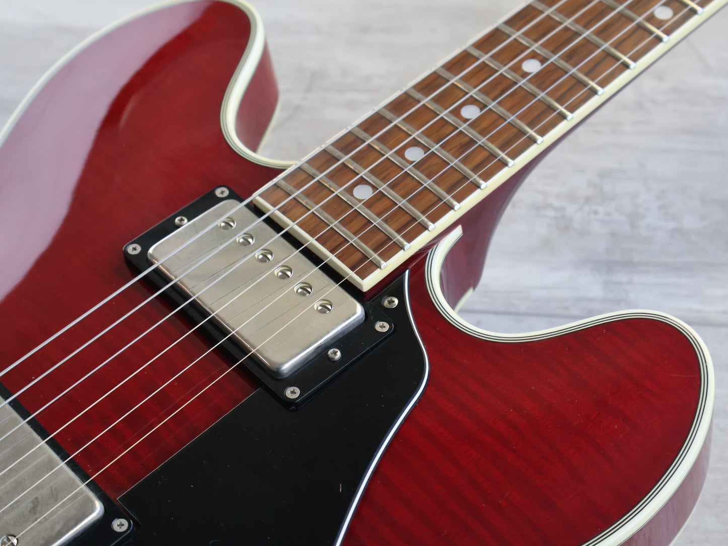 2003 Greco Japan GAS-130 Semi Hollowbody (Cherry Red)
