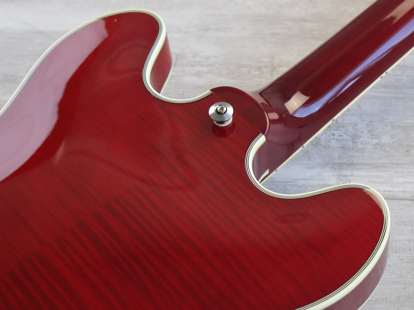 2003 Greco Japan GAS-130 Semi Hollowbody (Cherry Red)
