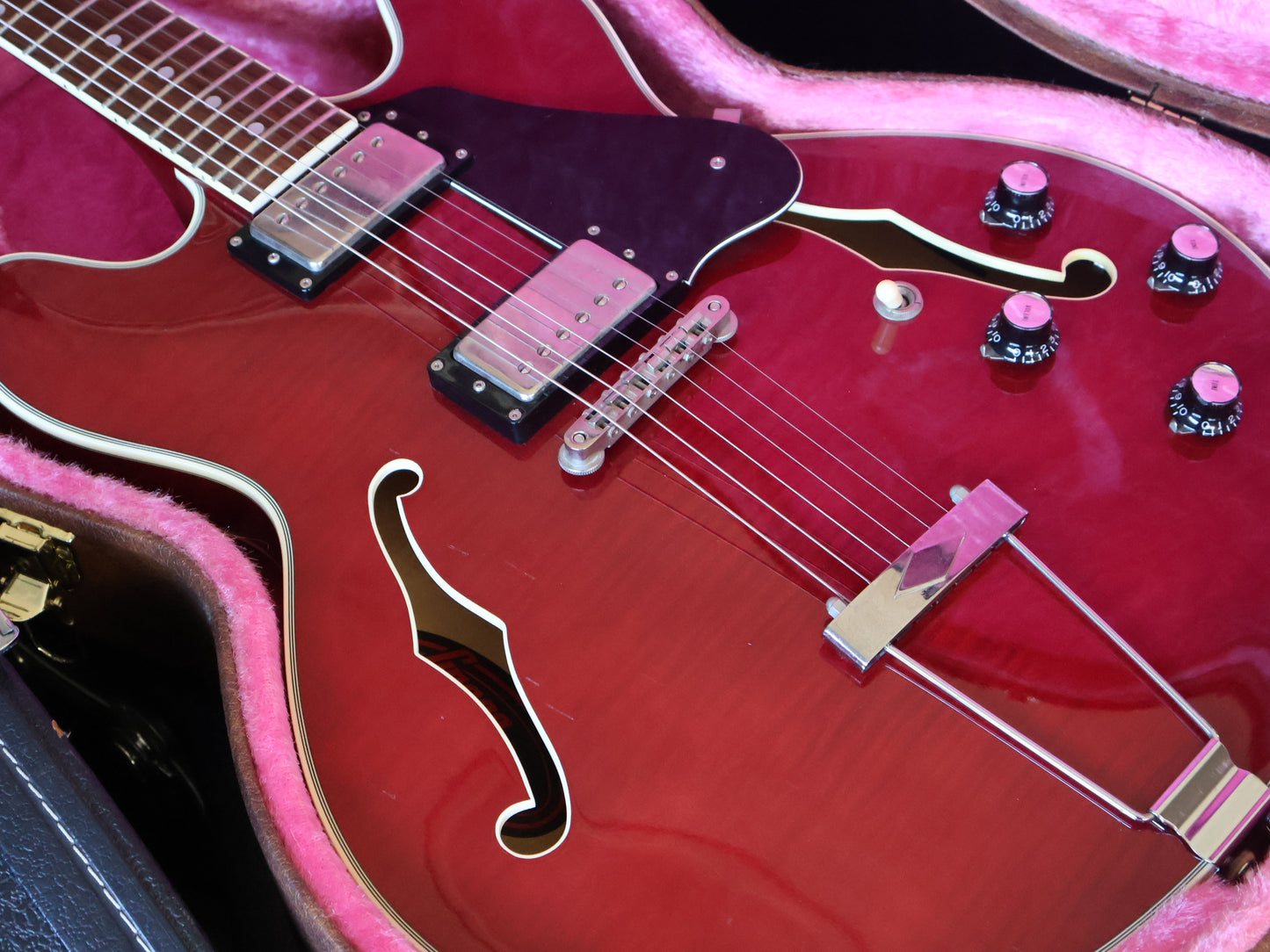 2003 Greco Japan GAS-130 Semi Hollowbody (Cherry Red)