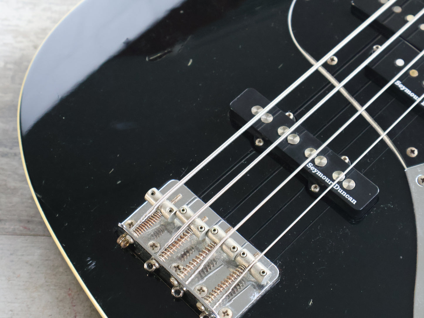 2004 Fender Japan AJB-65 Aerodyne Jazz Bass w/Seymour Duncan's (Black)