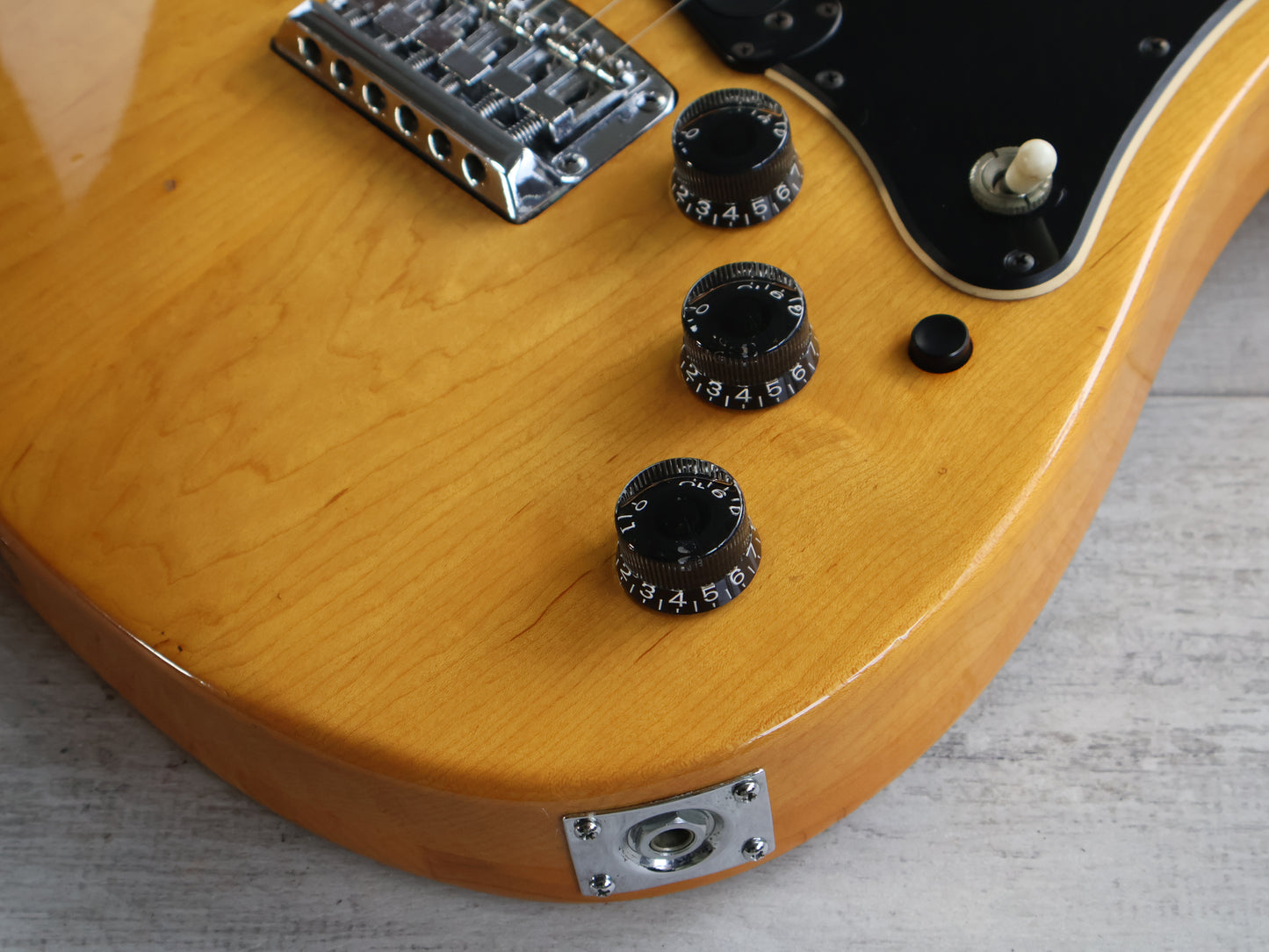 1981 Yamaha Japan SJ800 Super Jam Offset Telecaster (Natural Yellow)