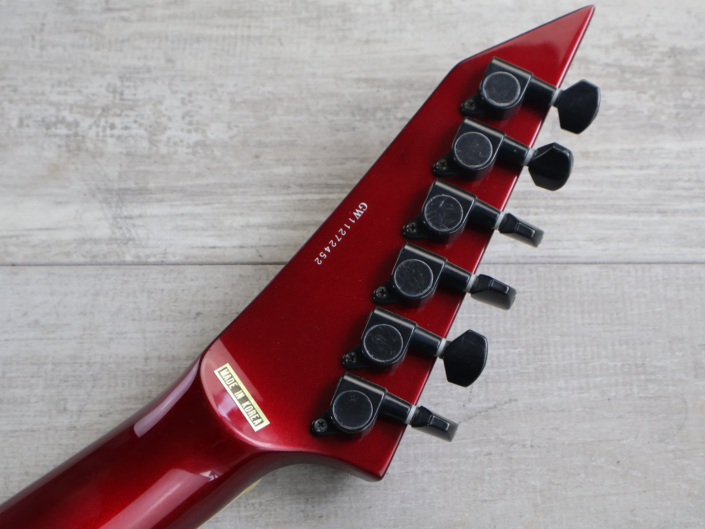 2012 Grassroots G-RV-55 Rhoads Flying V (Candy Apple Red)