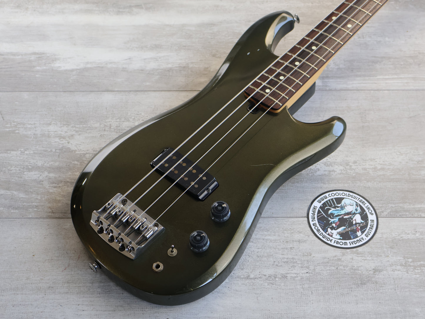 1992 Ibanez Japan NRB888 Roadstar Series "Bean Bass" (Metallic Black)