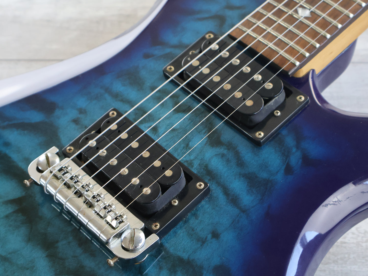 2000's BC Rich Eagle (Aquamarine Sunburst)