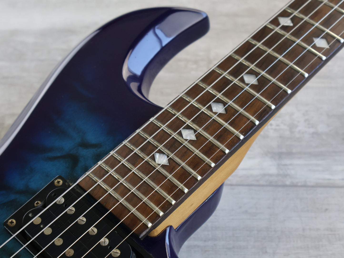 2000's BC Rich Eagle (Aquamarine Sunburst)