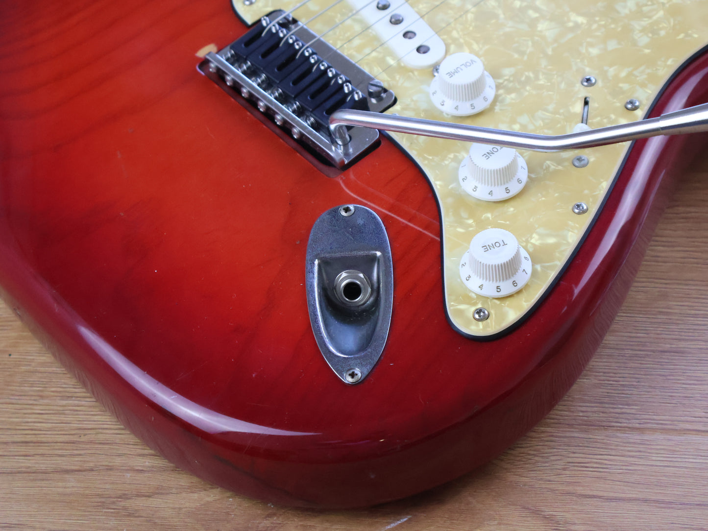 Fender Japan "Shredders Delight" Scalloped Stratocaster (Transparent Red)