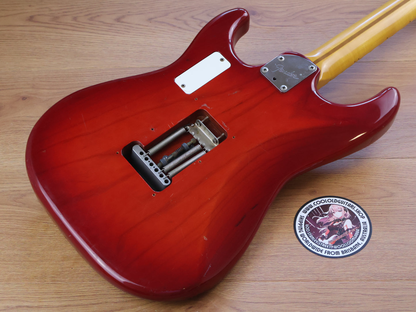 Fender Japan "Shredders Delight" Scalloped Stratocaster (Transparent Red)