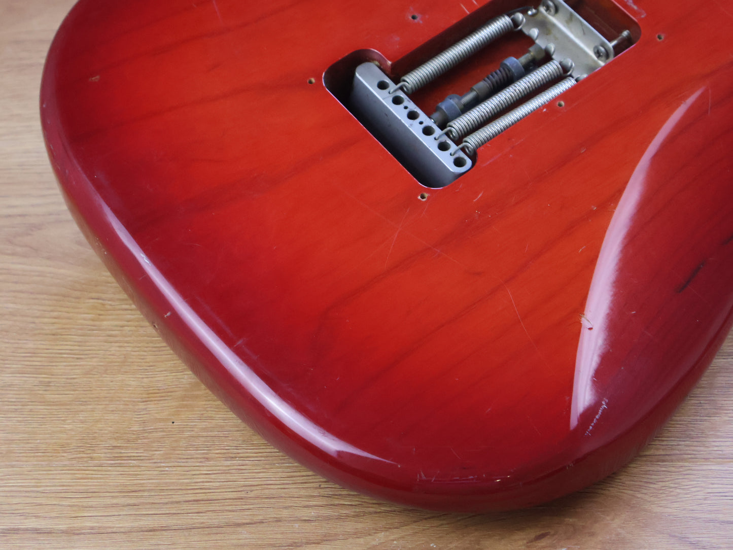 Fender Japan "Shredders Delight" Scalloped Stratocaster (Transparent Red)