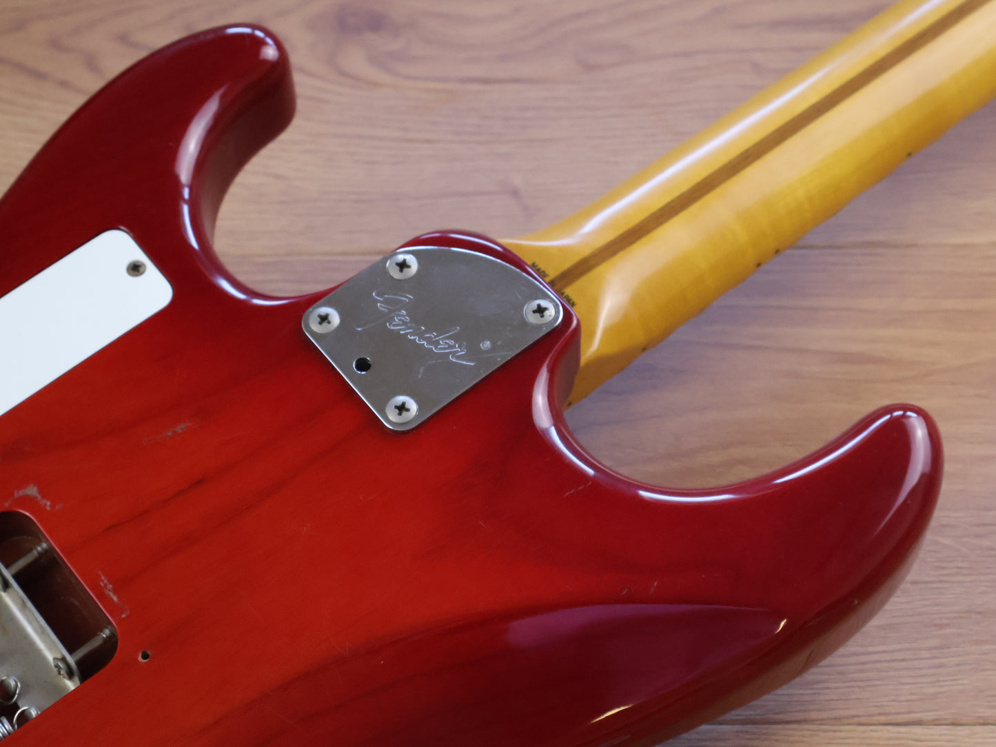 Fender Japan "Shredders Delight" Scalloped Stratocaster (Transparent Red)
