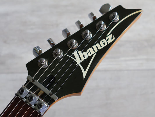 2000 Ibanez Japan RG6CSD1 J-Custom "LA Custom Shop" Superstrat w/EMG (Black Flat)