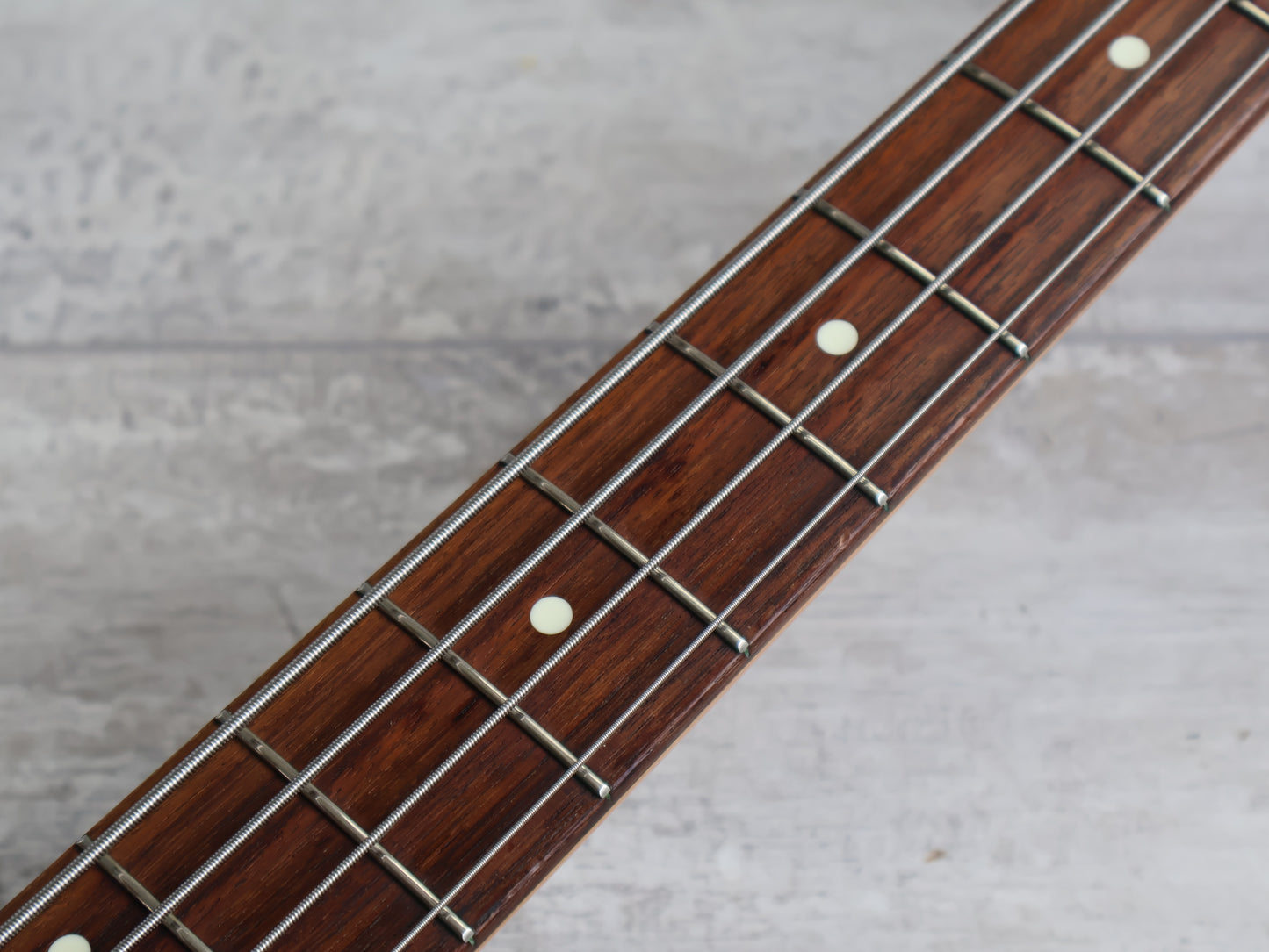 2004 Fender Japan AJB-65 Aerodyne Jazz Bass (Dolphin Grey)