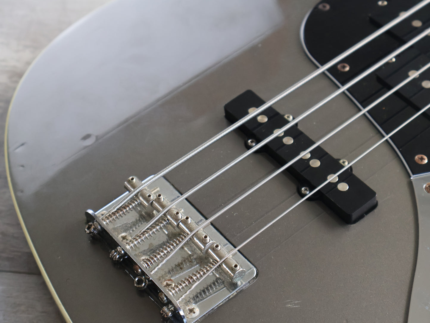 2010 Fender Japan Aerodyne PJ Jazz Bass (Dolphin Grey)