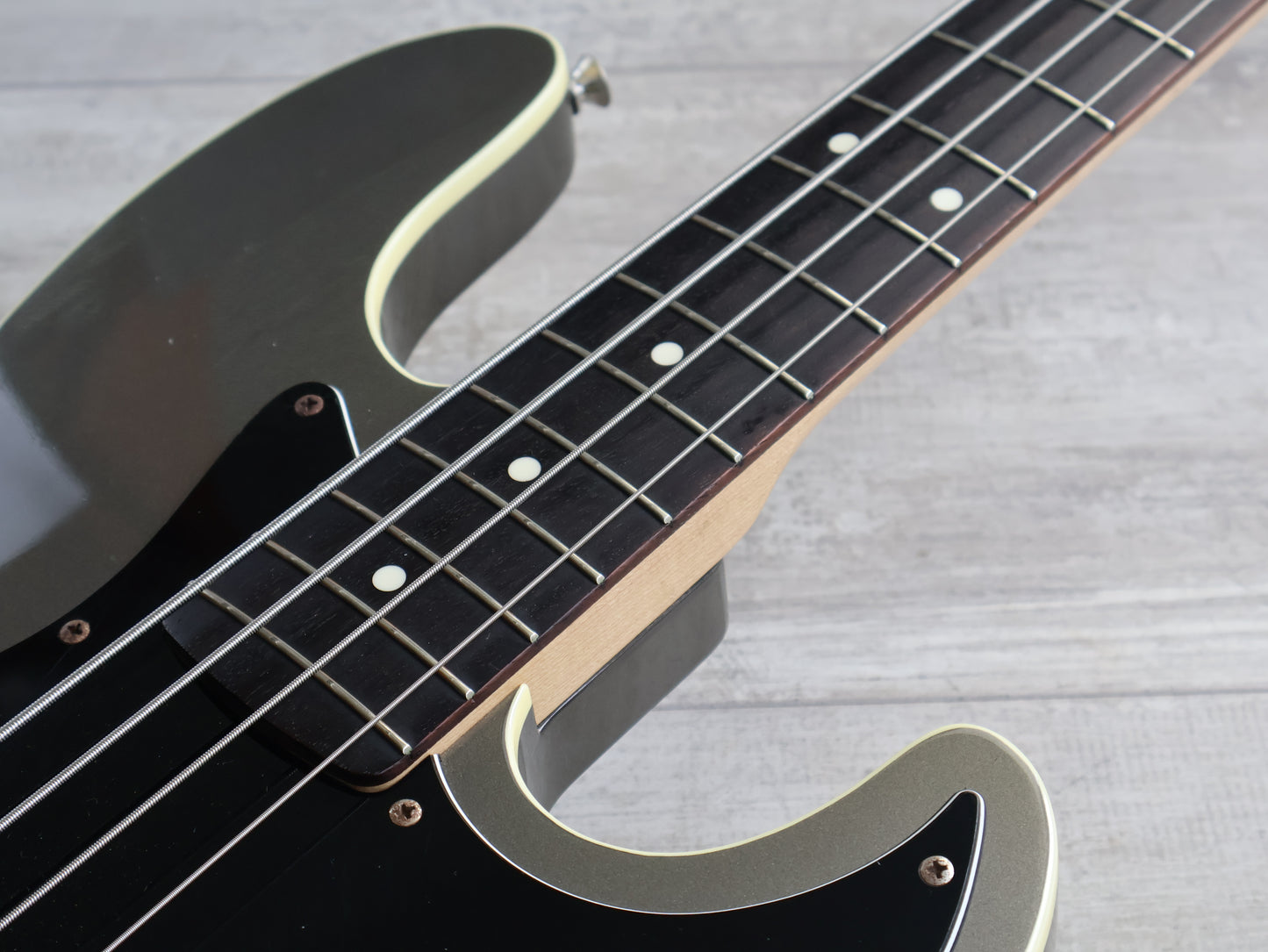 2010 Fender Japan Aerodyne PJ Jazz Bass (Dolphin Grey)