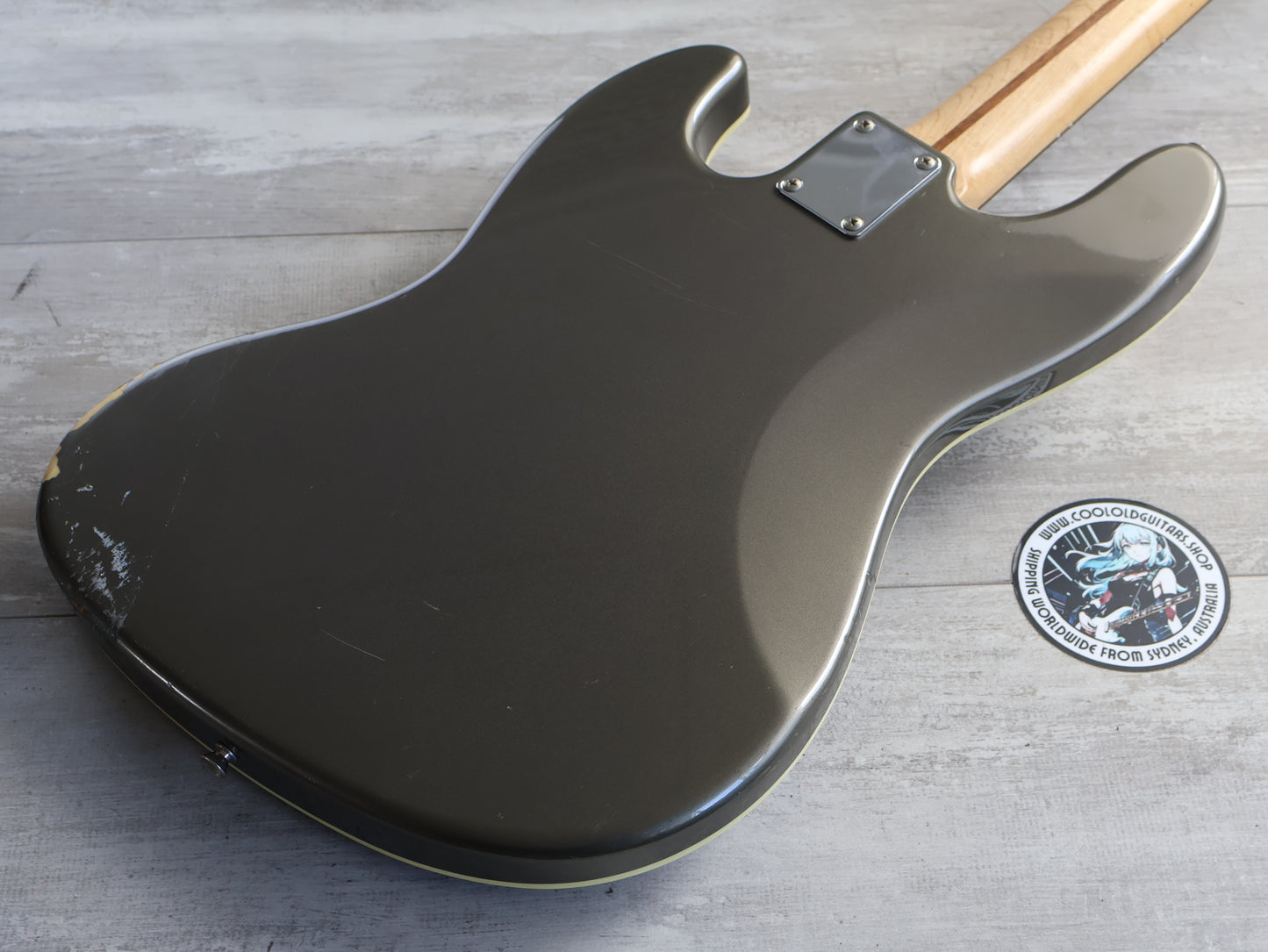 2010 Fender Japan Aerodyne PJ Jazz Bass (Dolphin Grey)