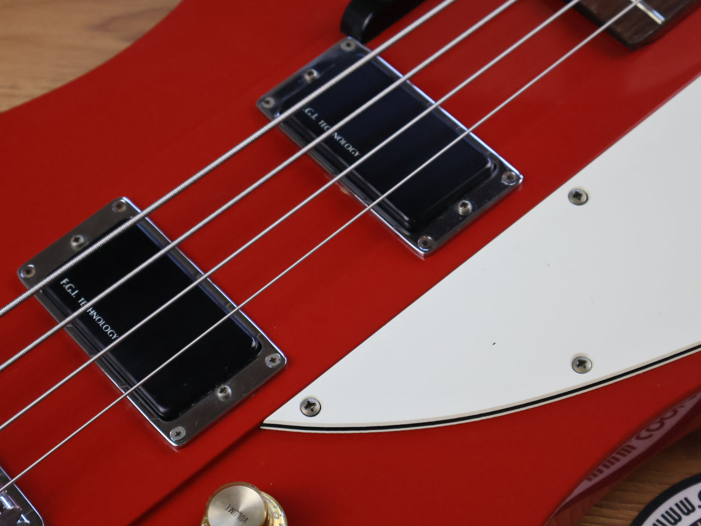 1987 Burny (by Fernandes Japan) TB-70 Thunderbird Bass (Fire Red)