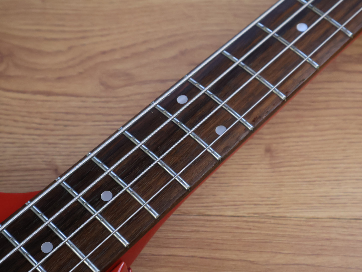 1987 Burny (by Fernandes Japan) TB-70 Thunderbird Bass (Fire Red)