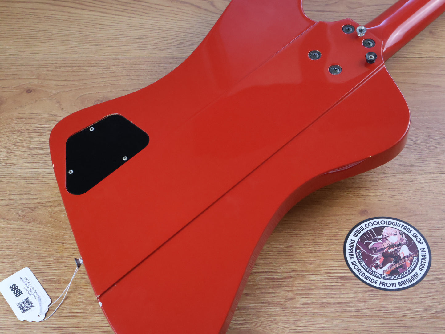 1987 Burny (by Fernandes Japan) TB-70 Thunderbird Bass (Fire Red)