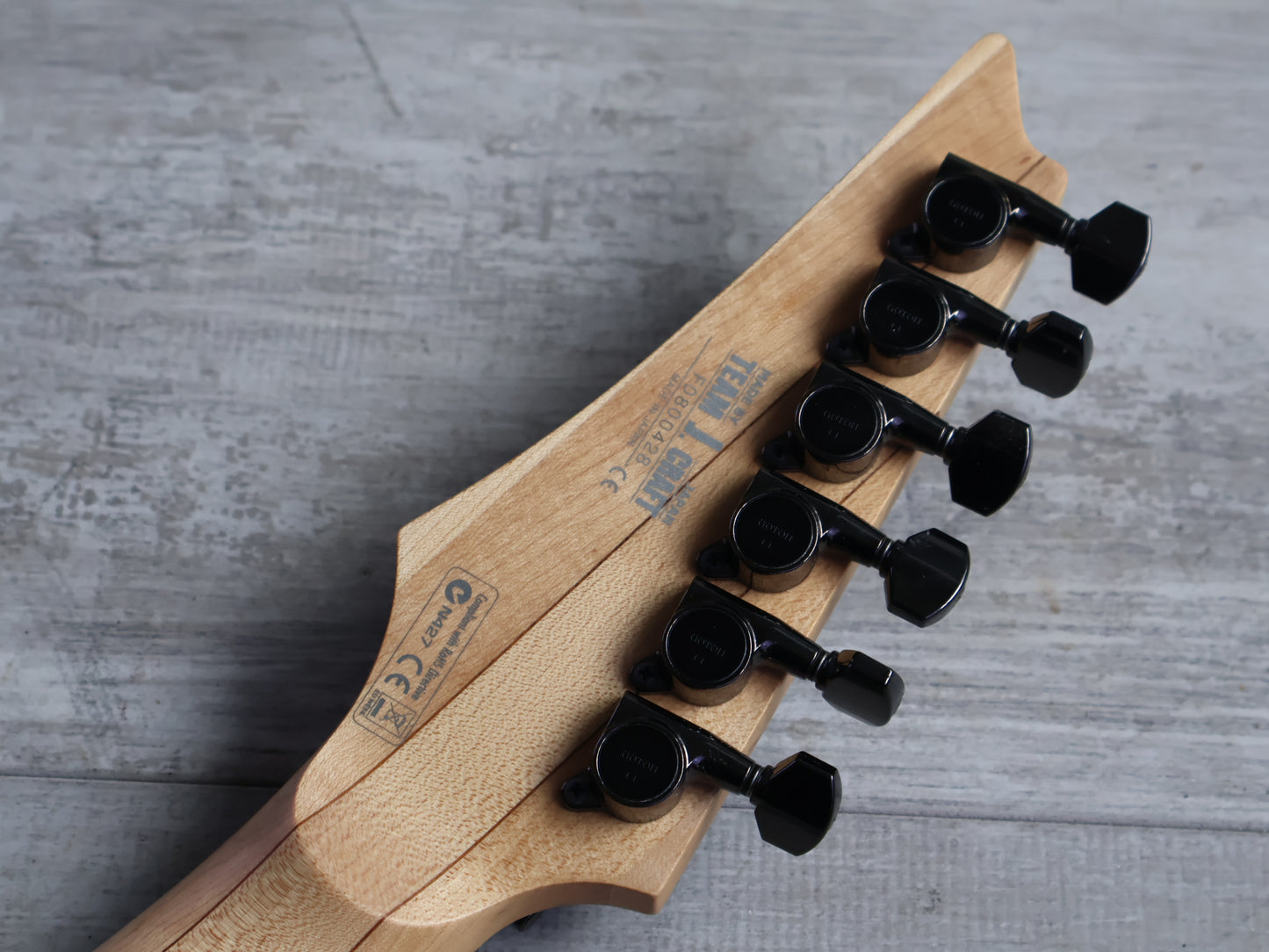 2008 Ibanez Japan RG1570 J-Craft Prestige HSH Superstrat (Suede Black)