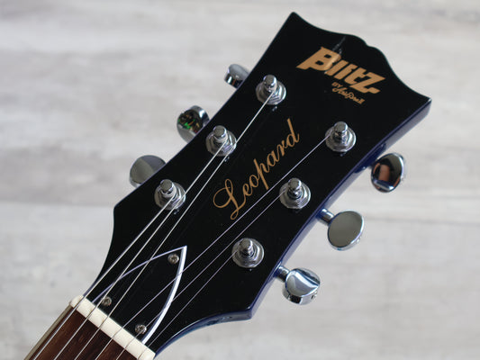 Blitz by Aria Pro II Leopard Les Paul Special (Blueberry Burst)