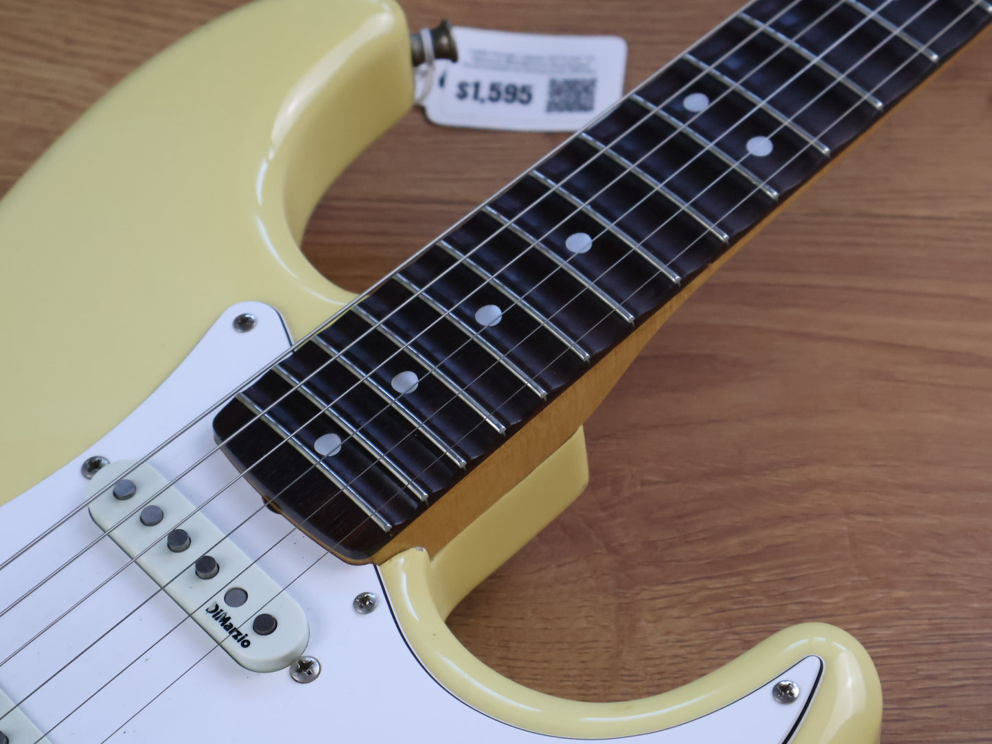 1989 Fender Japan ST72-65 '72 Reissue Scalloped Stratocaster w/Dimarzio's (White)
