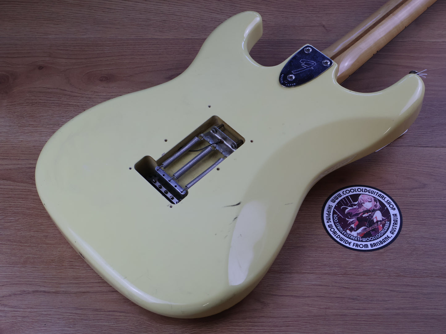 1989 Fender Japan ST72-65 '72 Reissue Scalloped Stratocaster w/Dimarzio's (White)