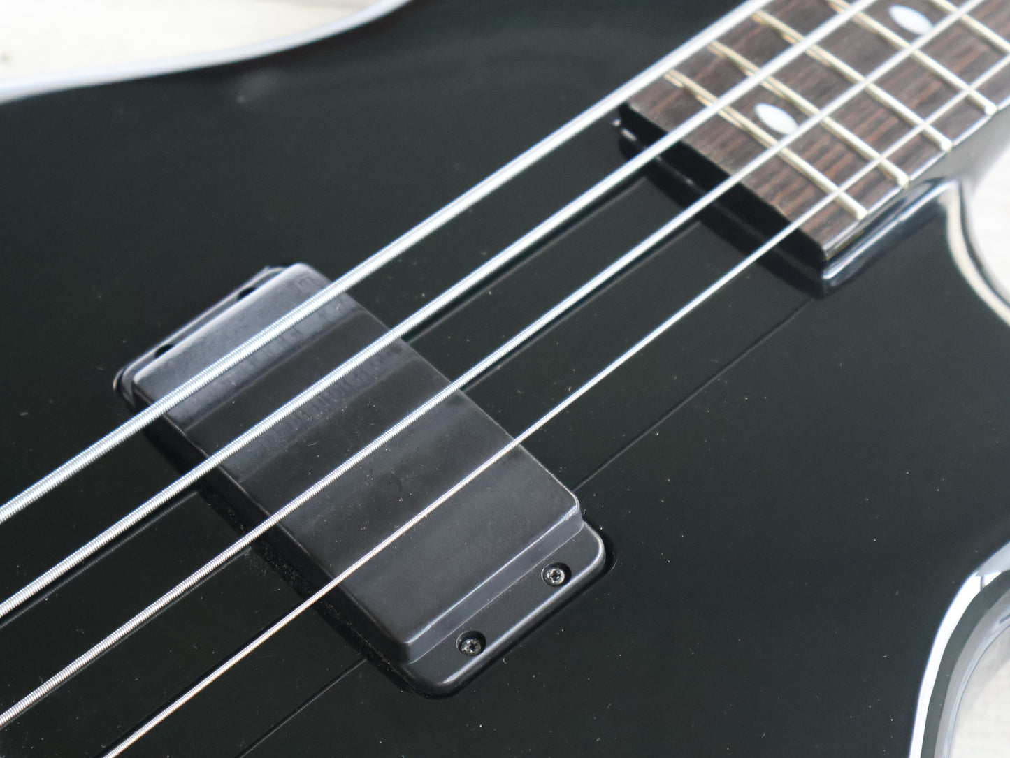 2011 Aria Pro II SB-CB Cliff Burton Neckthrough Bass (Black)