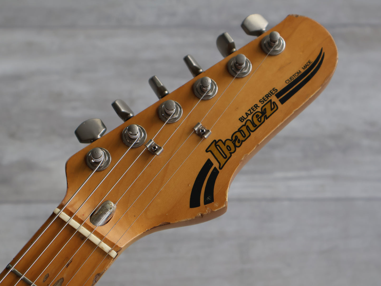 1981 Ibanez Japan BL70 Blazer Superstrat (Natural Mahogany)