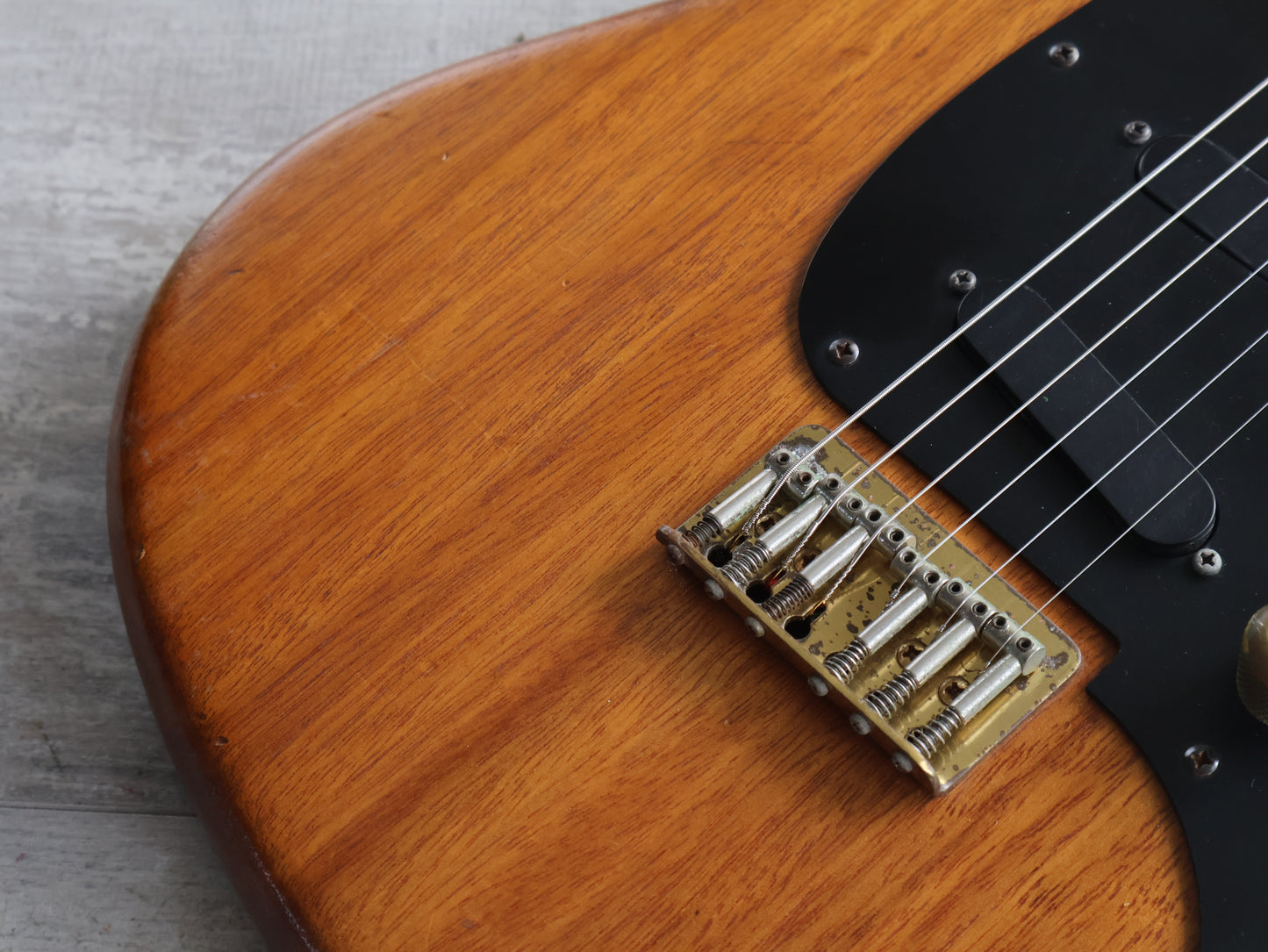 1981 Ibanez Japan BL70 Blazer Superstrat (Natural Mahogany)