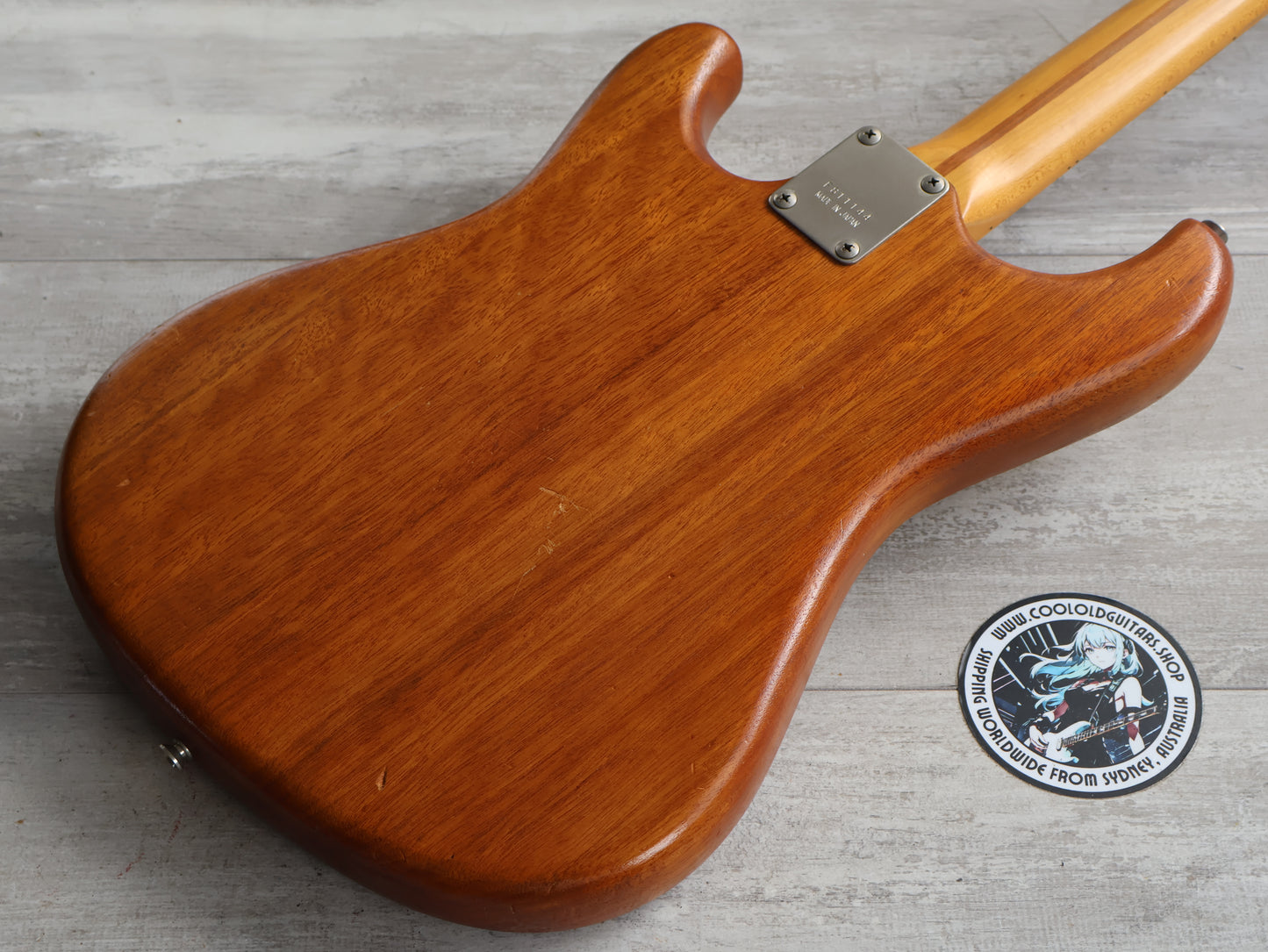 1981 Ibanez Japan BL70 Blazer Superstrat (Natural Mahogany)