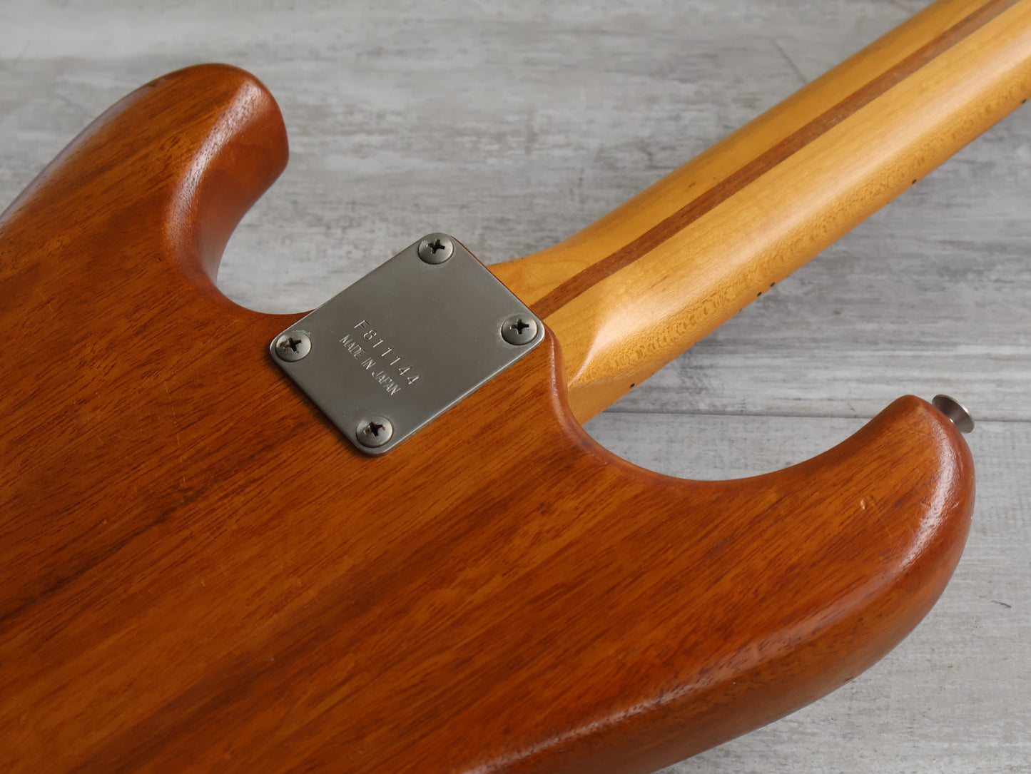 1981 Ibanez Japan BL70 Blazer Superstrat (Natural Mahogany)