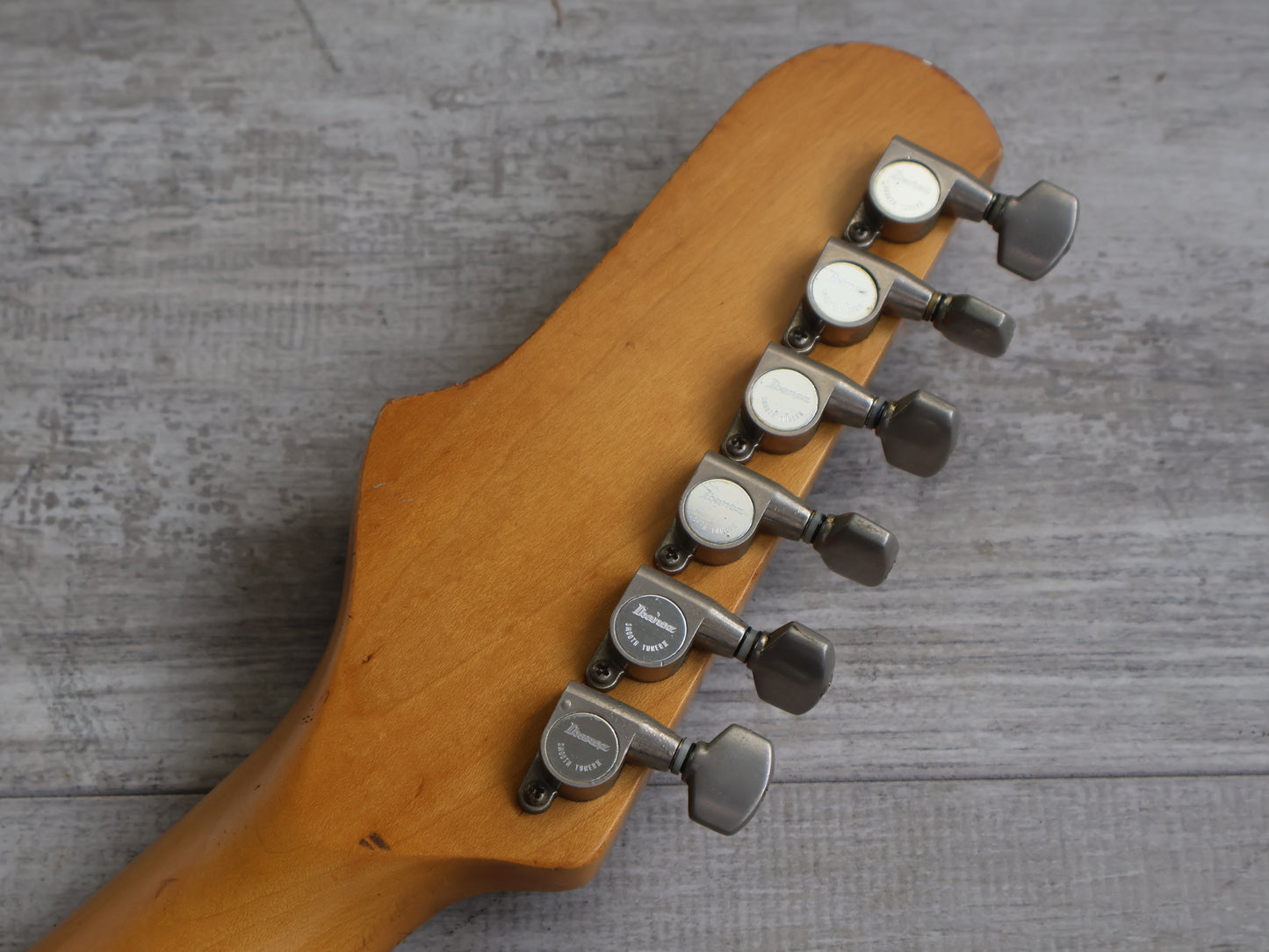 1981 Ibanez Japan BL70 Blazer Superstrat (Natural Mahogany)