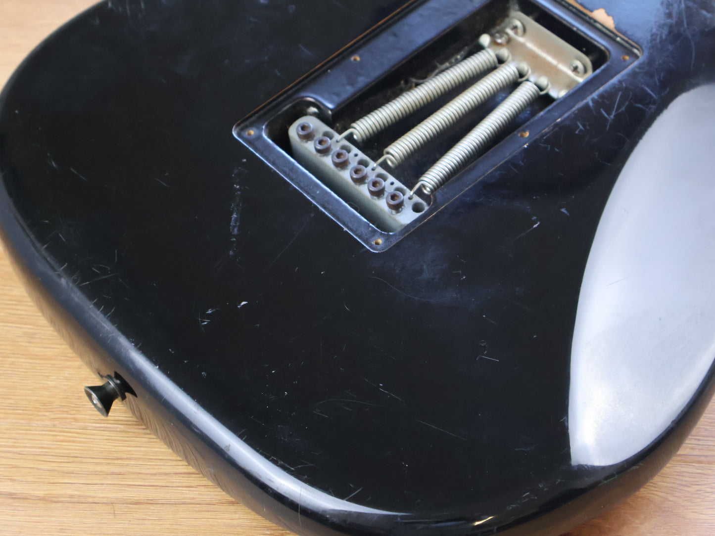 1988 Fender Japan STM-550 "Medium Scale" Scalloped Stratocaster (Black)
